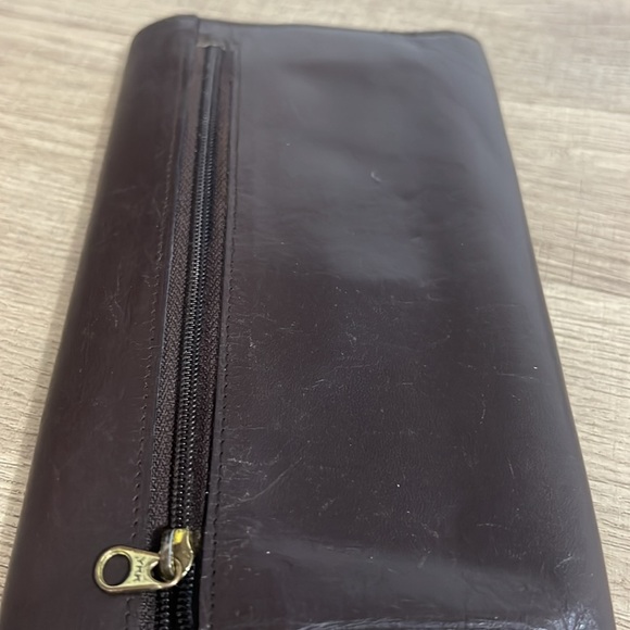 Vintage Coach brown leather trifold wallet - Picture 9 of 17